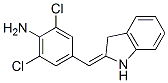2,6-Dichloro-4-[(1,3-dihydro-2H-indol-2-ylidene)methyl]aniline CAS#: 69226-72-8