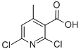 2,6-Dichloro-4-methyl-3-pyridinecarboxylic acid CAS#: 62774-90-7