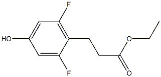 2,6-Difluoro-4-hydroxybenzenepropanoic Acid Ethyl Ester CAS#: 691905-11-0