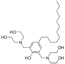 2,6-bis[[bis(2-hydroxyethyl)amino]methyl]-4-dodecylphenol CAS#: 67845-80-1
