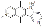 2,6,9,11-Tetramethyl-5H-pyrido[3',4':4,5]pyrrolo[2,3-g]isoquinoline-2,9-diium CAS#: 69221-44-9