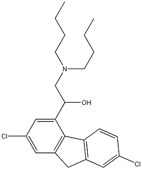 2,7-Dichloro-alpha-[(dibutylamino)methyl]-9H-fluorene-4-methanol CAS#: 69759-61-1