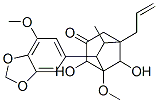 2,8-Dihydroxy-1-methoxy-7-(7-methoxy-1,3-benzodioxol-5-yl)-6-methyl-5-allylbicyclo[3.2.1]octan-3-one CAS#: 65703-35-7
