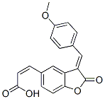 (2E)-3-[(3Z)-3-(4-Methoxybenzylidene)-2-oxo-2,3-dihydro-1-benzofuran-5 -yl]-2-propenoic acid CAS#: 69721-63-7