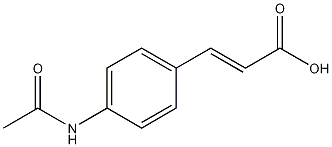 (2E)-3-[4-(Acetylamino)phenyl]-2-propenoic acid CAS#: 67249-02-9