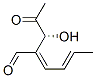 (2E,4E)-2-[(R)-1-Hydroxy-2-oxopropyl]-2,4-hexadienal CAS#: 69962-81-8