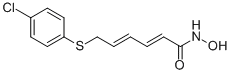 (2E,4E)-6-(4-CHLORO-PHENYLSULFANYL)-HEXA-2,4-DIENOIC ACID HYDROXYAMIDE CAS#: 698387-81-4
