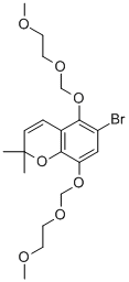 2H-1-BENZOPYRAN, 6-BROMO-5,8-BIS[(2-METHOXYETHOXY)METHOXY]-2,2-DIMETHYL- (9CI) CAS#: 557757-31-0