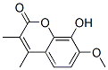 2H-1-Benzopyran-2-one, 8-hydroxy-7-methoxy-3,4-dimethyl- (9CI) CAS#: 670275-27-1