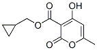 2H-Pyran-3-carboxylic acid, 4-hydroxy-6-methyl-2-oxo-, cyclopropylmethyl ester (9CI) CAS#: 627094-06-8