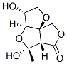 2H,6H,8H-Difuro[3,2-b:3,4-c]furan-6-one, tetrahydro-3,5-dihydroxy-5-methyl-, (3R,3aS,5R,5aS,8aR)- (9CI) CAS#: 615265-09-3