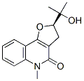(2R)-2-(1-Hydroxy-1-methylethyl)-5-methyl-2,3,4,5-tetrahydrofuro[3,2-c]quinoline-4-one CAS#: 60354-62-3