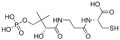 (2R)-2-[3-[[(2R)-2-hydroxy-3,3-dimethyl-4-phosphonooxybutanoyl]amino]propanoylamino]-3-sulfanylpropanoic acid CAS#: 7196-09-0