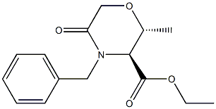 (2R,3S)-2-Methyl-5-oxo-4-(phenylMethyl)-3-Morpholinecarboxylic acid ethyl ester CAS#: 681851-26-3