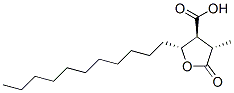 (2R,3S,4S)-2-Undecyl-4-methyl-5-oxotetrahydrofuran-3-carboxylic acid CAS#: 70579-56-5