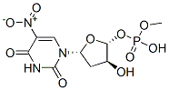 [(2R,3S,5R)-3-hydroxy-5-(5-nitro-2,4-dioxo-pyrimidin-1-yl)oxolan-2-yl] methoxyphosphonic acid CAS#: 63689-79-2
