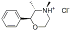 (2S-trans)-3,4-dimethyl-2-phenylmorpholinium chloride CAS#: 7635-51-0