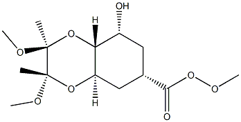 (2S,3S,4aR,6S,8R,8aR)-Octahydro-6,8-dihydroxy-2,3-diMethoxy-2,3-diMethyl-1,4-benzodioxin-6-carboxylic Acid Methyl Ester CAS#: 176798-26-8