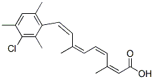 (2Z,4Z,6Z,8Z)-9-(3-chloro-2,4,6-trimethyl-phenyl)-3,7-dimethyl-nona-2, 4,6,8-tetraenoic acid CAS#: 63245-11-4