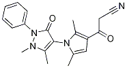 3-[1-(1,5-Dimethyl-3-oxo-2-phenyl-2,3-dihydro-1H-pyrazol-4-yl)-2,5-dimethyl-1H-pyrrol-3-yl]-3-oxo-propionitrile CAS#: 565193-58-0