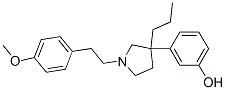 3-[1-(4-Methoxyphenethyl)-3-propyl-3-pyrrolidinyl]phenol CAS#: 69745-68-2
