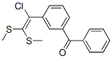 3-[1-Chloro-2,2-bis(methylthio)vinyl]benzophenone CAS#: 64759-86-0