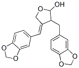 3-(1,3-Benzodioxol-5-ylmethyl)-4-(1,3-benzodioxol-5-ylmethylene)tetrahydrofuran-2-ol CAS#: 63831-09-4