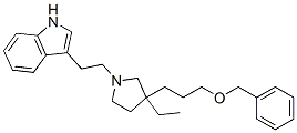 3-[2-[3-[3-(Benzyloxy)propyl]-3-ethyl-1-pyrrolidinyl]ethyl]-1H-indole CAS#: 7700-57-4