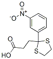 3-[2-(3-nitrophenyl)-1,3-dithiolan-2-yl]propanoic acid CAS#: 6345-16-0