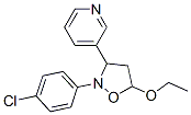 3-[2-(4-Chlorophenyl)-5-ethoxyisoxazolidin-3-yl]pyridine CAS#: 62804-52-8