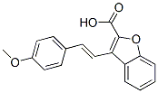 3-[2-(4-methoxyphenyl)ethenyl]benzofuran-2-carboxylic acid CAS#: 63405-24-3