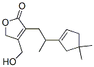3-[2-(4,4-Dimethyl-1-cyclopenten-1-yl)propyl]-4-(hydroxymethyl)furan-2(5H)-one CAS#: 62824-38-8