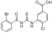 3-[[[(2-BROMOBENZOYL)AMINO]THIOXOMETHYL]AMINO]-4-CHLORO-BENZOIC ACID CAS#: 531534-55-1