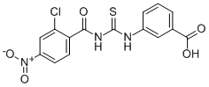 3-[[[(2-CHLORO-4-NITROBENZOYL)AMINO]THIOXOMETHYL]AMINO]-BENZOIC ACID CAS#: 531534-47-1