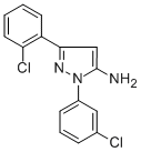 3-(2-CHLOROPHENYL)-1-(3-CHLOROPHENYL)-1H-PYRAZOL-5-AMINE CAS#: 618098-34-3