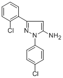 3-(2-CHLOROPHENYL)-1-(4-CHLOROPHENYL)-1H-PYRAZOL-5-AMINE CAS#: 618092-80-1