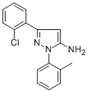 3-(2-CHLOROPHENYL)-1-O-TOLYL-1H-PYRAZOL-5-AMINE CAS#: 618098-40-1