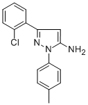 3-(2-CHLOROPHENYL)-1-P-TOLYL-1H-PYRAZOL-5-AMINE CAS#: 618092-92-5