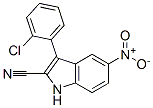3-(2-Chlorophenyl)-5-nitro-1H-indole-2-carbonitrile CAS#: 62039-78-5