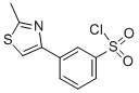 3-(2-METHYL-1,3-THIAZOL-4-YL)BENZENESULFONYL CHLORIDE CAS#: 66047-75-4