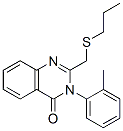 3-(2-Methylphenyl)-2-[(propylthio)methyl]quinazolin-4(3H)-one CAS#: 61554-69-6