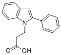 3-(2-PHENYL-INDOL-1-YL)-PROPIONIC ACID CAS#: 65746-55-6