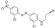 3-[[2-chloro-4-[(2-chloro-4-nitrophenyl)azo]phenyl]amino]propiononitrile CAS#: 68834-00-4