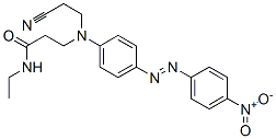 3-[(2-cyanoethyl)[4-[(4-nitrophenyl)azo]phenyl]amino]-N-ethylpropionamide CAS#: 65000-33-1