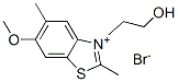 3-(2-hydroxyethyl)-6-methoxy-2,5-dimethylbenzothiazolium bromide CAS#: 63815-99-6