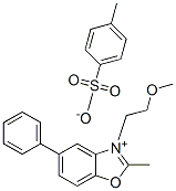 3-(2-methoxyethyl)-2-methyl-5-phenylbenzoxazolium p-toluenesulphonate CAS#: 63123-41-1