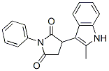 3-(2-methyl-1H-indol-3-yl)-1-phenyl-pyrrolidine-2,5-dione CAS#: 6960-07-2