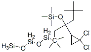 3-(2,2-Dichlorocyclopropyl)-1,1,1,5,5,5-hexamethyl-3-(trimethylsiloxy)pentanetrisiloxane CAS#: 7087-40-3