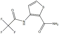 3-(2,2,2-TrifluoroacetylaMino)thiophene-2-carboxylic acid aMide CAS#: 676119-37-2