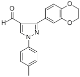 3-(2,3-DIHYDROBENZO[B][1,4]DIOXIN-6-YL)-1-P-TOLYL-1H-PYRAZOLE-4-CARBALDEHYDE CAS#: 618098-94-5